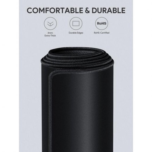 Aukey KM-P4 Alfombrilla Gaming XXXL 1200 Negra