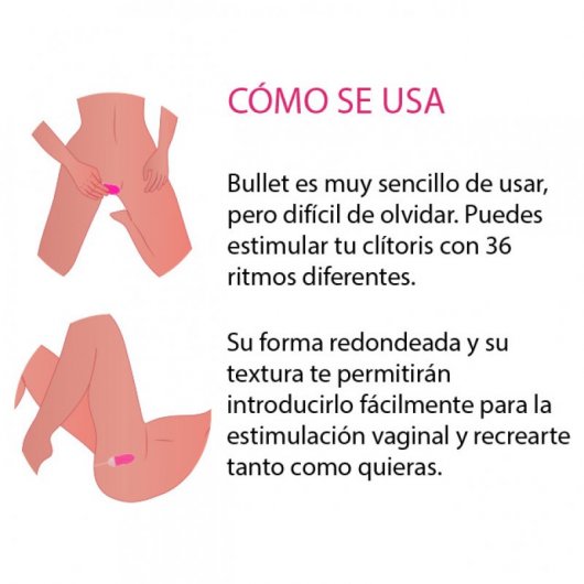 500Cosmetics Bullet Vibrador Silencioso con 36 Modos