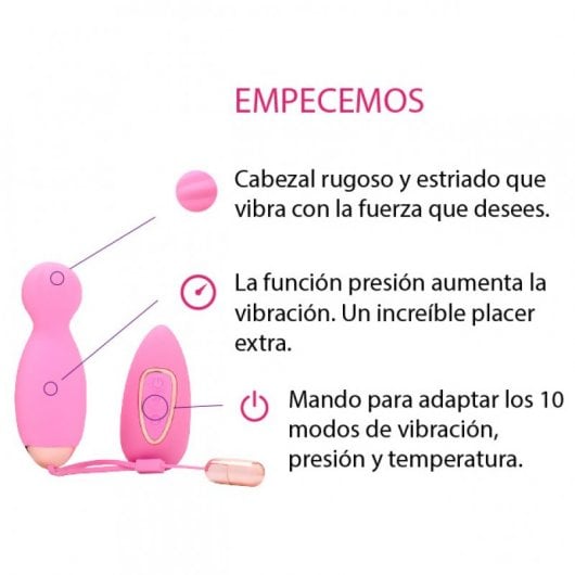 500Cosmetics Squidy Vibrador Estimulador con Control Remoto