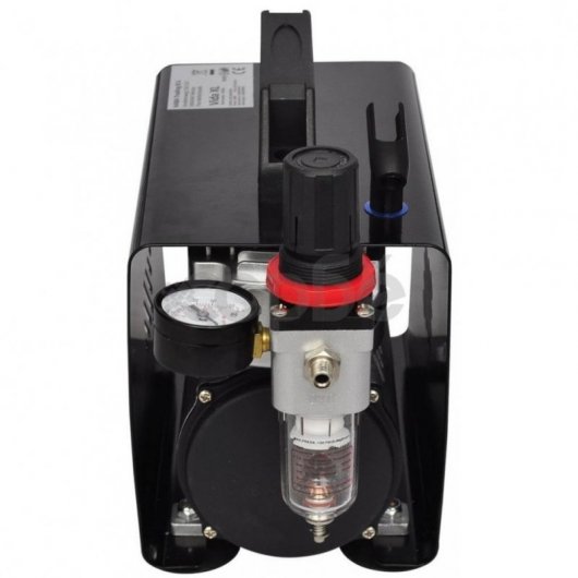 Compresseur aérographe VidaXL 3L 125W + 3 pistolets