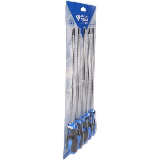 Brilliant Tools Juego de Destornilladores Torx 5 Piezas