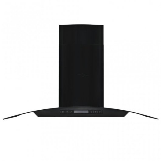 VidaXL Campana Decorativa 90cm D Negra