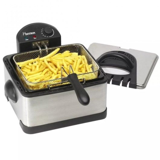 Friggitrice Bestron DF402B Finestra 4,5L 2000W Acciaio Inox