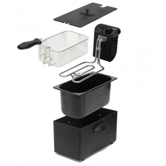 Bestron AF357B Freidora 3.5L 2000W Negra
