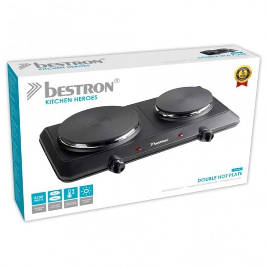 Bestron AHP250D Placa Eléctrica Doble 2250W