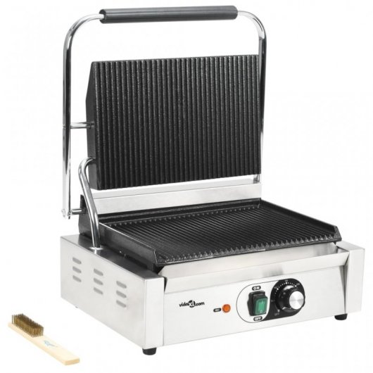 VidaXL Grill Parrilla Estriada 2200W 43x30.5x20cm