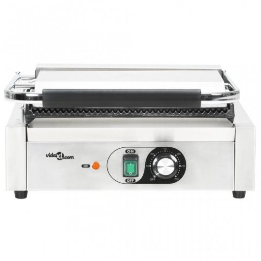 VidaXL Grill Parrilla Estriada 2200W 43x30.5x20cm
