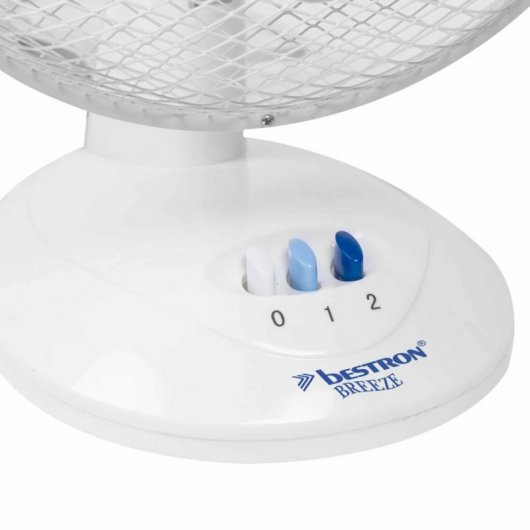 Bestron Ventilador de Sobremesa 30W Blanco