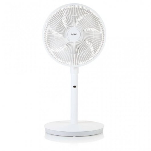 Domo Ventilador de Pie con Mando a Distancia 45W Blanco