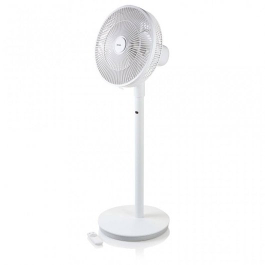 Domo Ventilador de Pie con Mando a Distancia 45W Blanco
