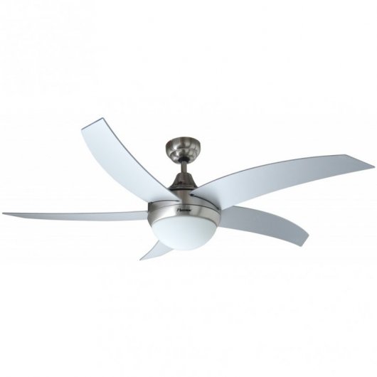 Bestron Ventilateur de Plafond avec Lumière et Contrôle 60W Argent Clair