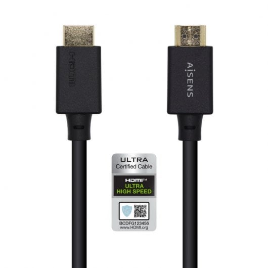 Aisens Cable HDMI 2.1 8K Macho/Macho 1m Negro
