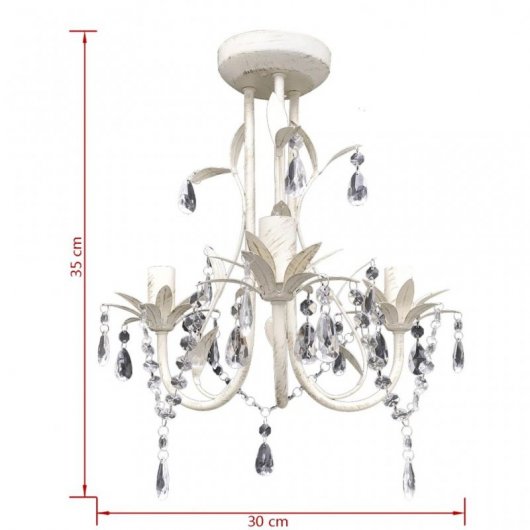 VidaXL Lampadario 3xE14