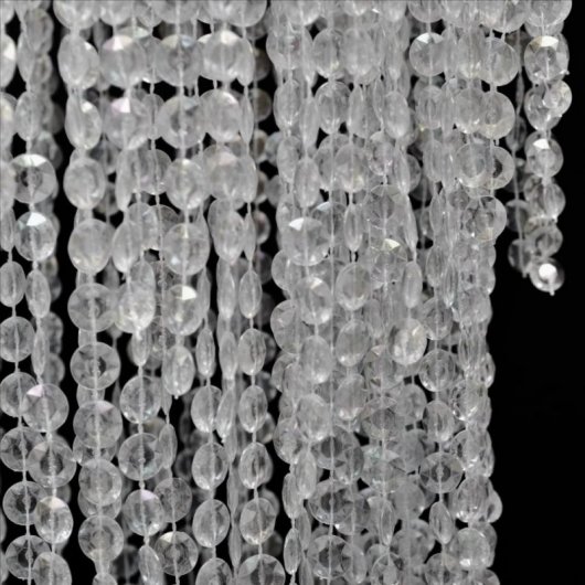 VidaXL Lámpara de Araña con Cristales E27 26x70cm