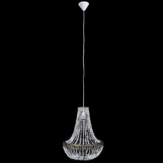VidaXL Lampadario E27 Cristallo