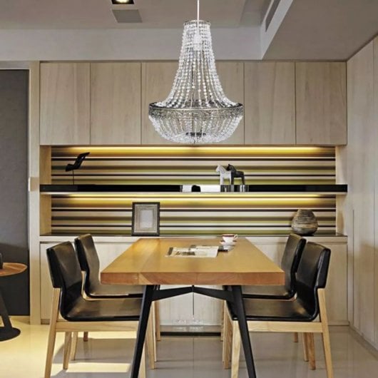 VidaXL Lampadario E27 Cristallo