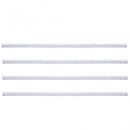 VidaXL Pinchos para Muro 1m Acero Galvanizado 4 Unidades