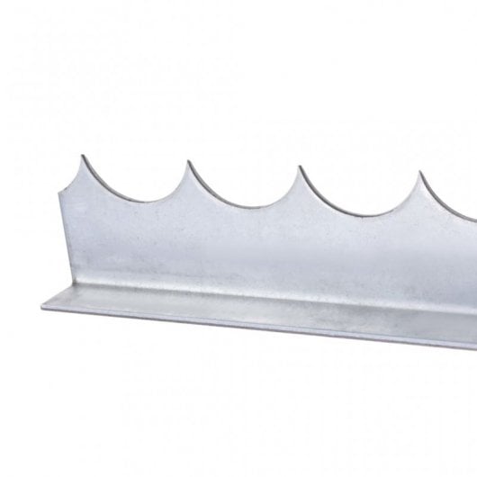 VidaXL Pinchos para Muro 1m Acero Galvanizado 4 Unidades