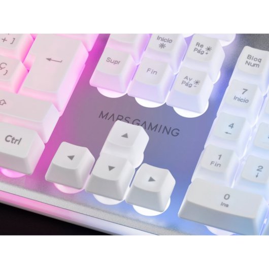 Mars Gaming MCPX Combo tastiera + mouse + tappetino per mouse XXL bianco