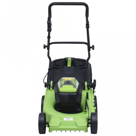 VidaXL Cortacésped a Batería 40L + 2 Baterías 20V