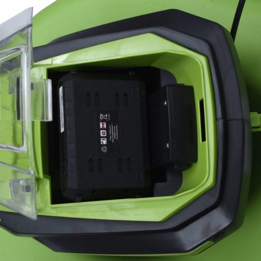 VidaXL Cortacésped a Batería 40L + 2 Baterías 20V