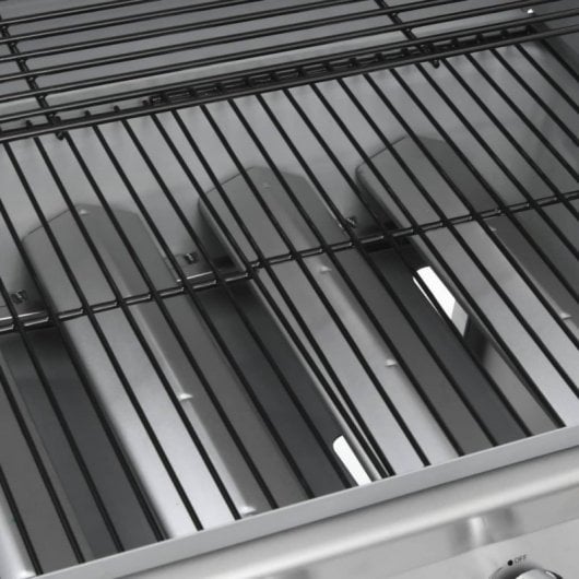 VidaXL Barbacoa de Gas 4+1 Fogones Plata
