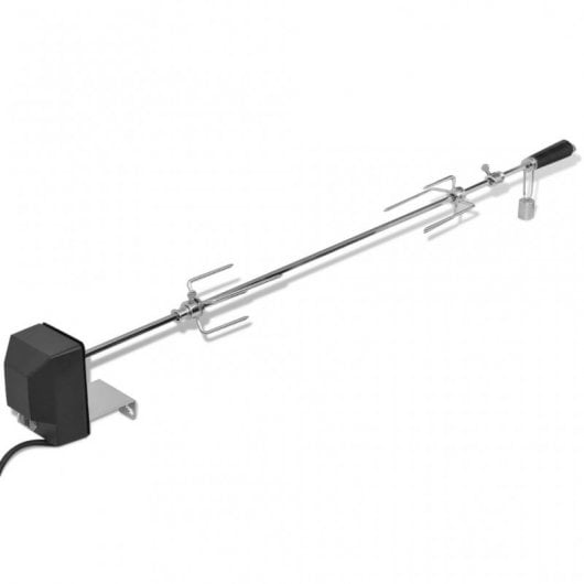 VidaXL Espetón Eléctrico para Asados 1000mm 4W Negro