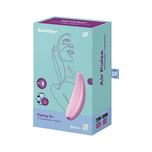 Satisfyer Curvy 3+ Vibrador Femenino Rosa