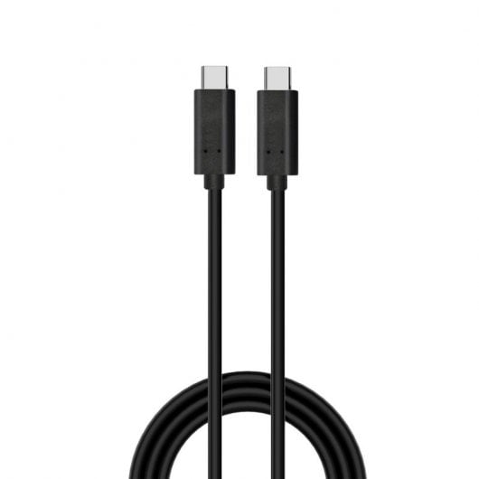 Ewent EC1045 cavo USB 1 m USB 3.2 Gen 2 (3.1 Gen 2) USB C Nero