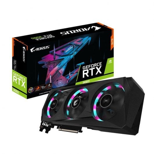 Gigabyte AORUS GeForce RTX 3060 ELITE REV 2.0 12 Go GDDR6
