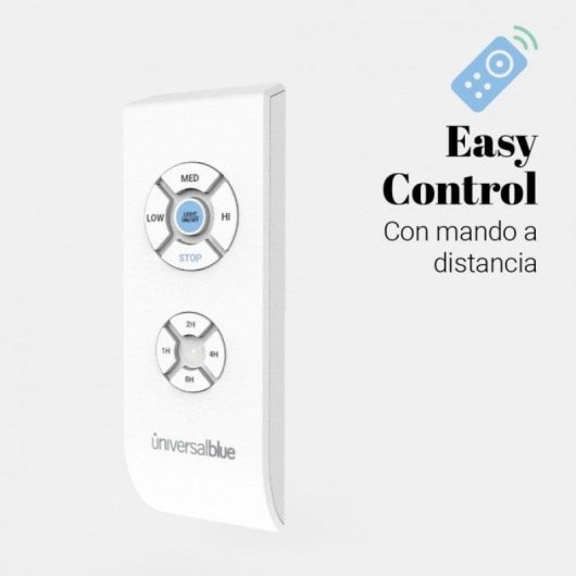 Ventoinha de Teto com Luz Universal Blue Mistral 3042 60W 106cm 3 Velocidades Comando