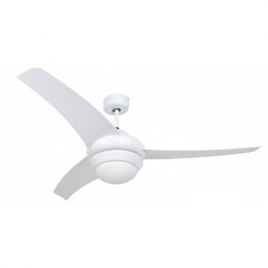 Ventilatore da soffitto universale Mistral Blu con Luce e Controllo 70W Bianco