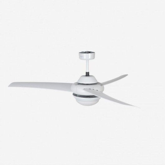 Ventilateur de Plafond Universel Bleu Mistral avec Lumière et Télécommande 70W Blanc