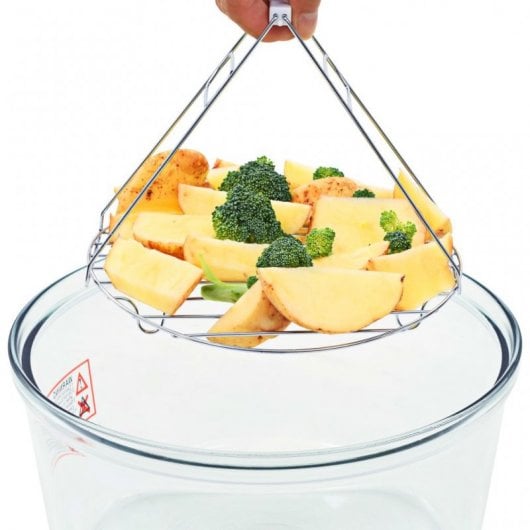 VidaXL Horno de Convección Halógeno 17L 1400W Transparente