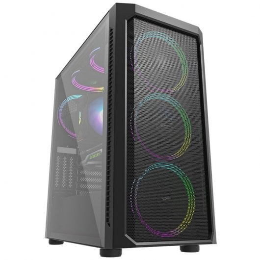 DarkFlash DF140 Cristal Templado USB-C/3.0 Negro