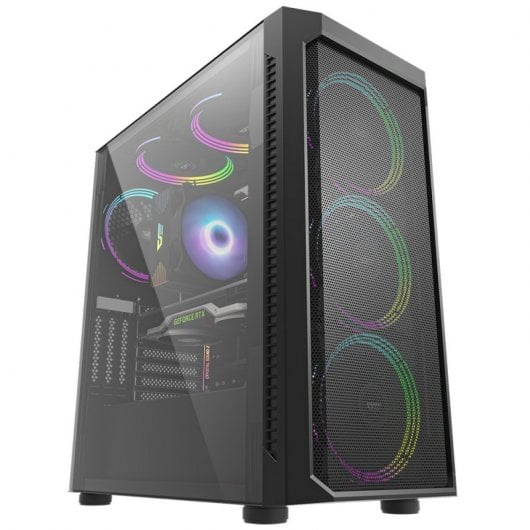 DarkFlash DF140 Cristal Templado USB-C/3.0 Negro