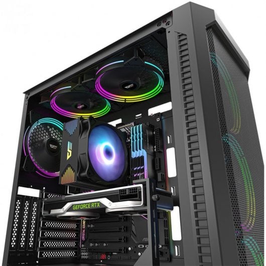 DarkFlash DF140 Cristal Templado USB-C/3.0 Negro