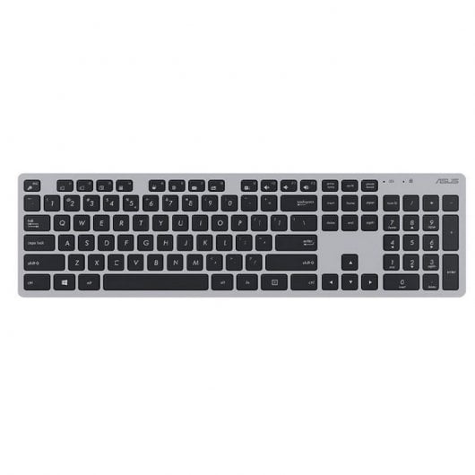 Asus W5000 Teclado + Ratón Inalámbricos Gris