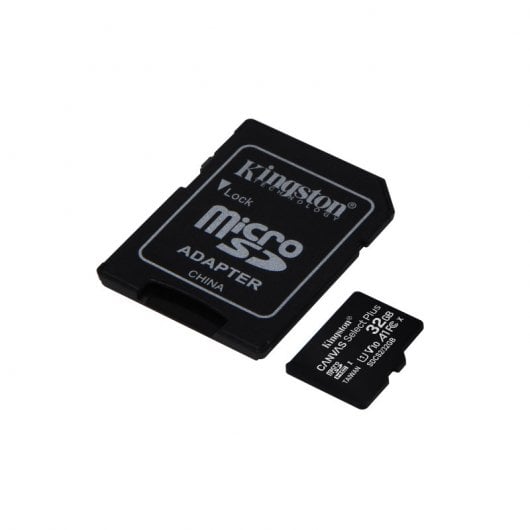 Kingston Canvas Select Plus MicroSDXC 32GB UHS-I U1 V10 Clase 10 + Adaptador