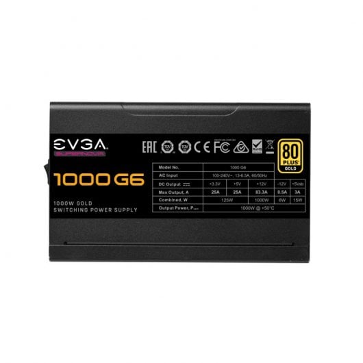 EVGA G6 Supernova 1000W 80 Plus Gold Modular