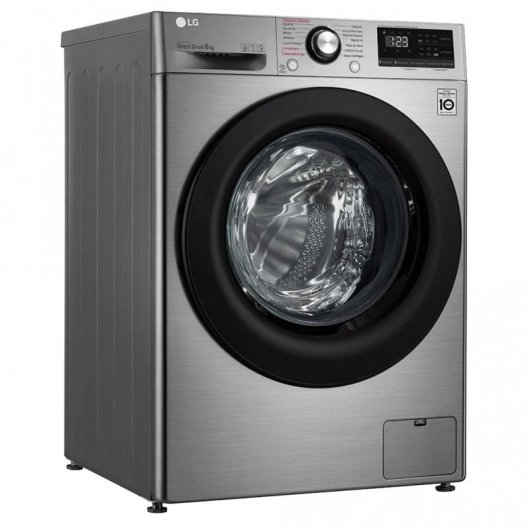 LG F4WV3008S6S Lavadora de Carga Frontal 8Kg C Acero Inoxidable
