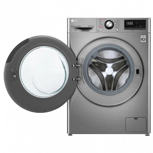 LG F4WV3008S6S Lavadora de Carga Frontal 8Kg C Acero Inoxidable