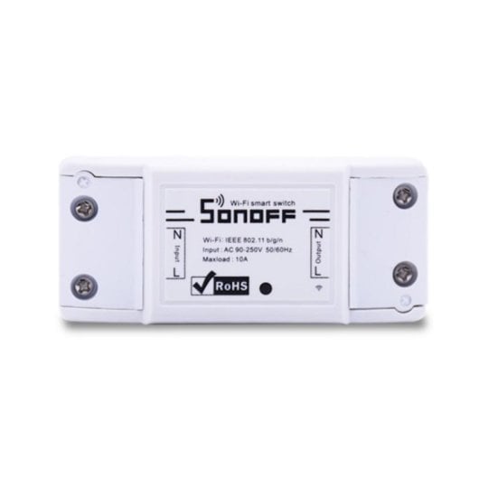 Relais Wi-Fi Sonoff BasicR2 Contrôle de l’éclairage, Commande vocale, Encastrable