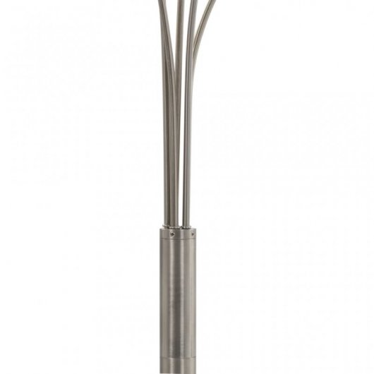 VidaXL Lámpara de Pie 5xE14 200cm Plateado