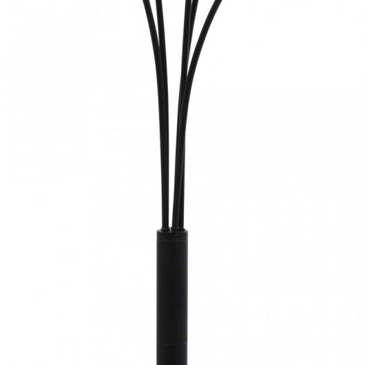 VidaXL Lampadaire 5xE14 200cm Noir/Or