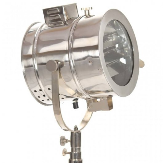 VidaXL Lampada da terra treppiede in legno massello E27 165 cm manico/nero