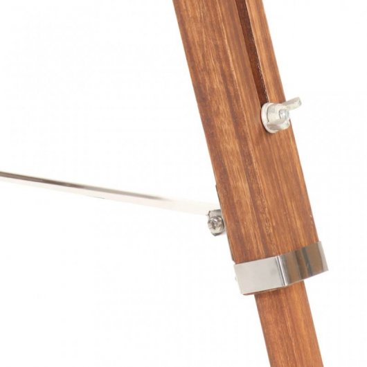VidaXL Lampadaire Trépied 141cm Blanc