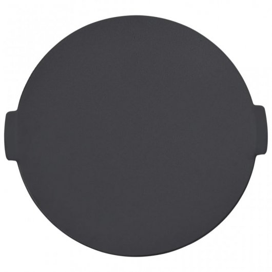 VidaXL Placa de Parrilla 44cm Negra