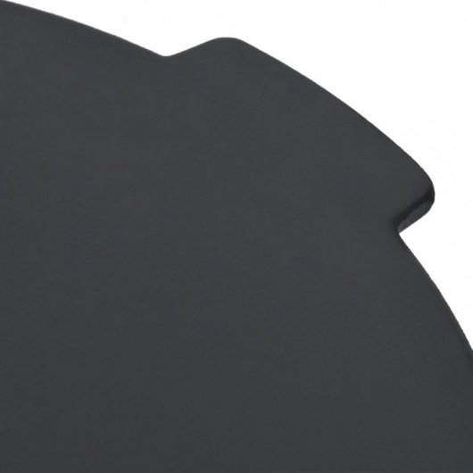 VidaXL Placa de Parrilla 44cm Negra