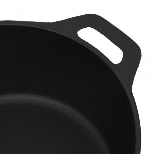 VidaXL Olla con Tapa 5L 26.5x11.5cm Negra